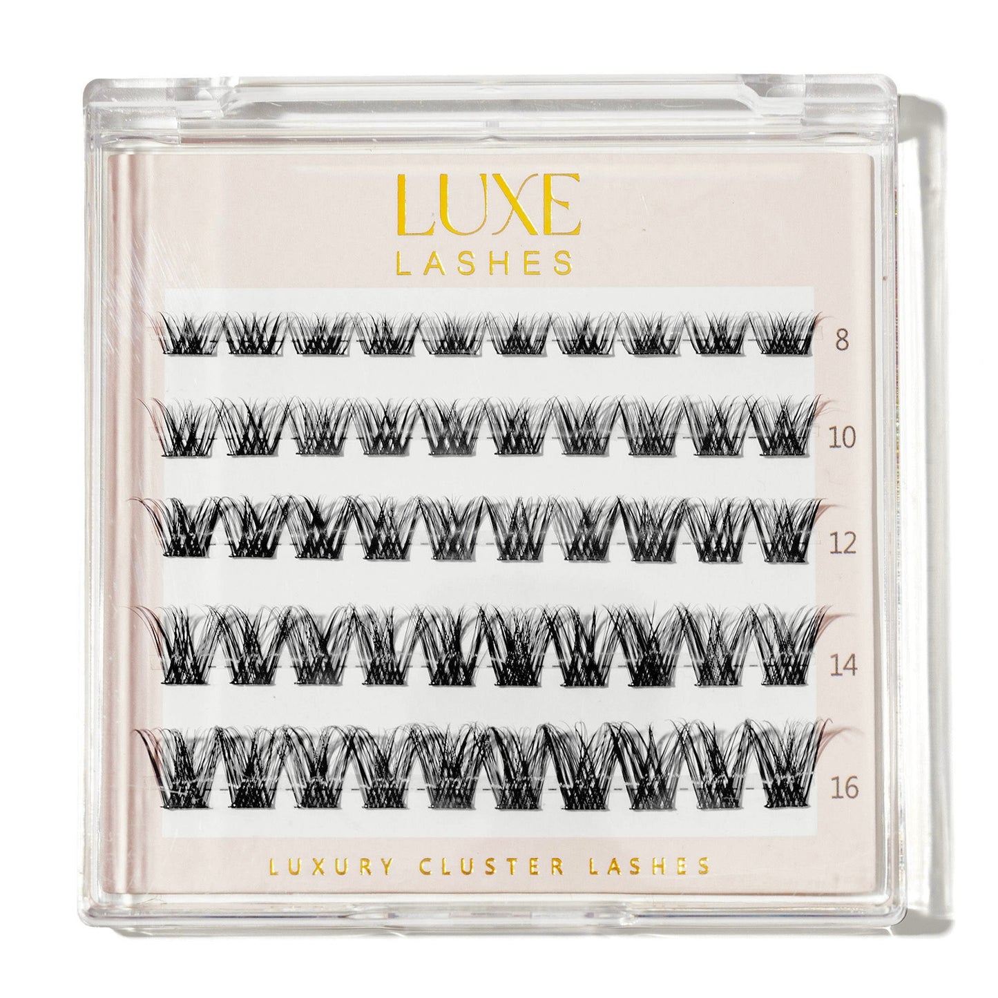 Luxury Cluster Lashes - Wispy (Pre-Glued) 55 Pack